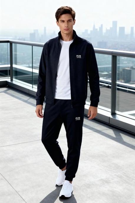 Heren Fleece Trui en Broek Set - Image 1
