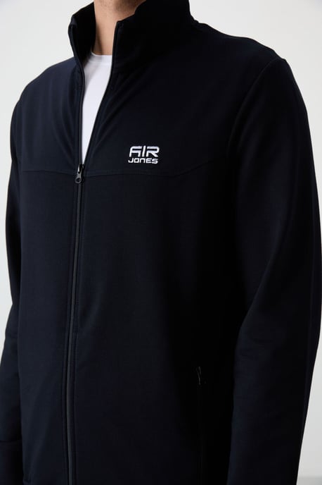 Heren Gebreid Fleece Sweatshirt en Broek Set - Image 2