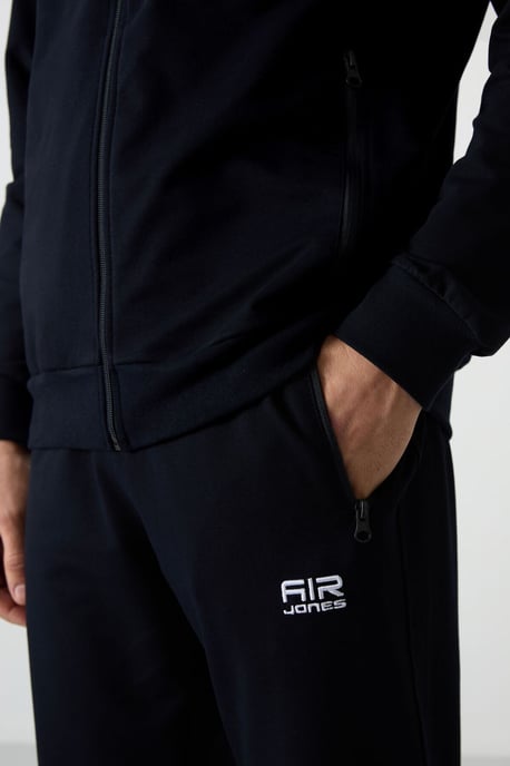Heren Gebreid Fleece Sweatshirt en Broek Set - Image 4