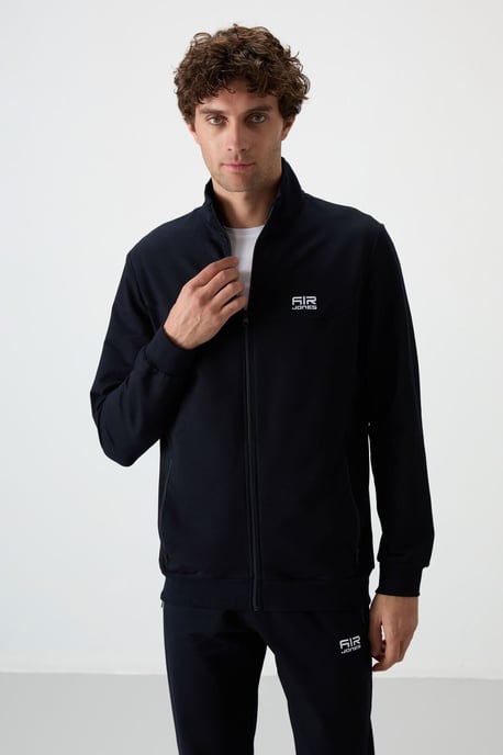 Heren Gebreid Fleece Sweatshirt en Broek Set - Image 5