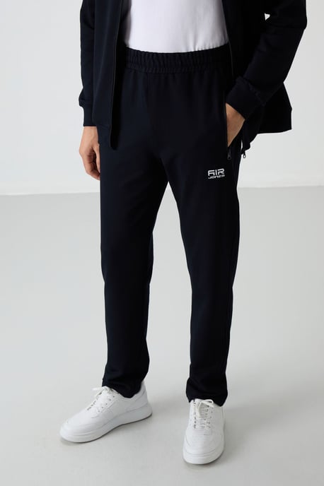 Heren Gebreid Fleece Sweatshirt en Broek Set - Image 6