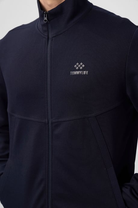 Heren lange mouw rits sweatshirt en broek set - Image 3