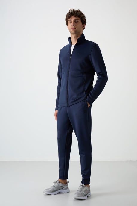Heren Polyester Scuba Actieve Set Met Ritskraag - Image 1