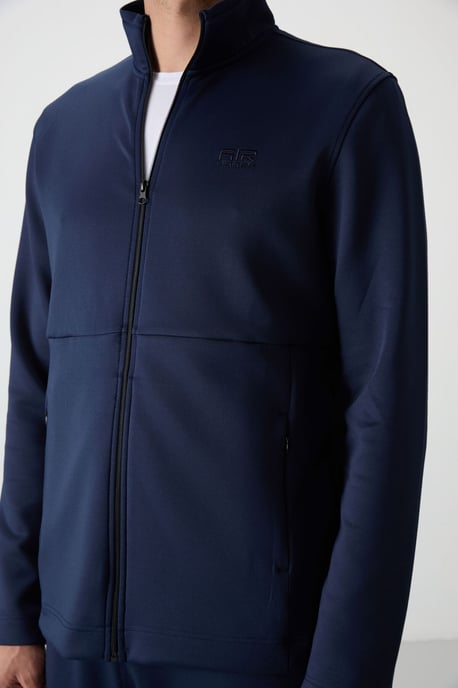 Heren Polyester Scuba Actieve Set Met Ritskraag - Image 3