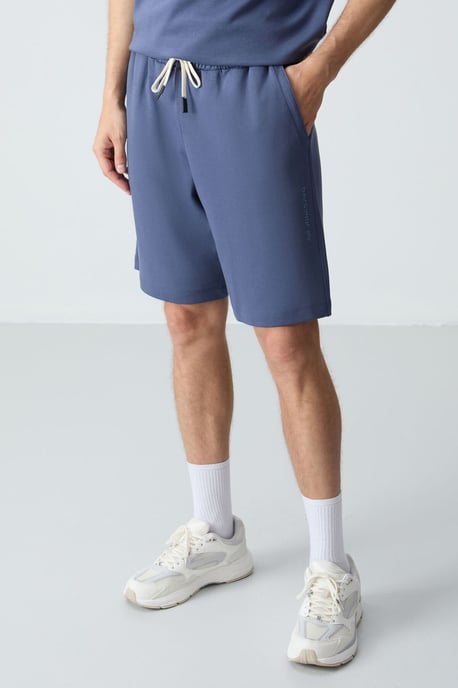 Heren Oversized Katoenmix T-Shirt en Short Set - Image 4