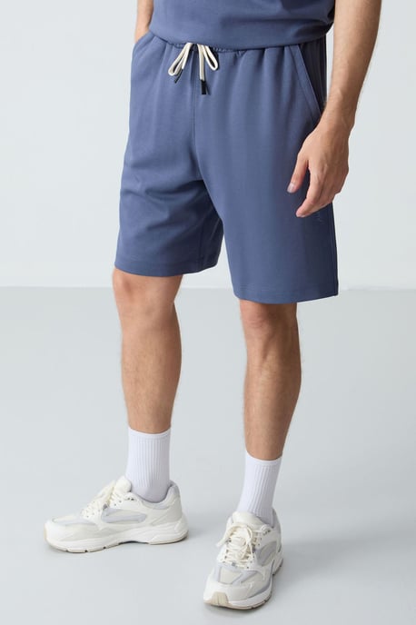 Heren Oversized Katoenmix T-Shirt en Short Set - Image 6