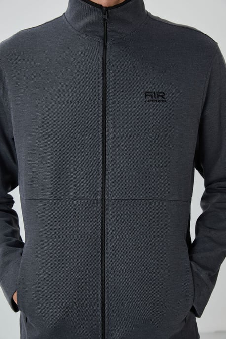 HerenSet met Sweatshirt met Ritskraag en Broek - Image 4