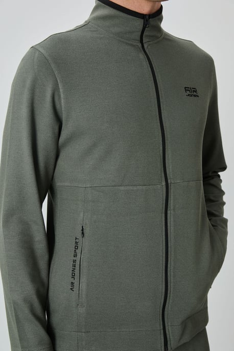 Heren Sweatshirt en Broek Set met Ritskraag - Image 5