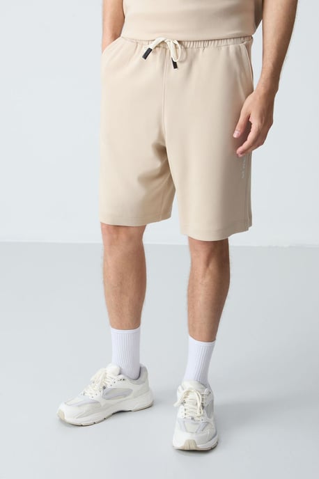 Heren Oversized Katoenmix T-Shirt en Korte Broek Set - Image 2
