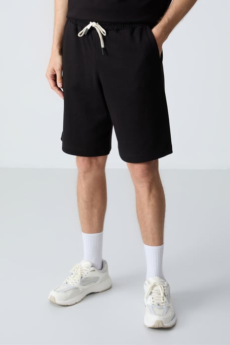 Heren Oversized Katoenmix T-Shirt en Shorts Set - Image 2