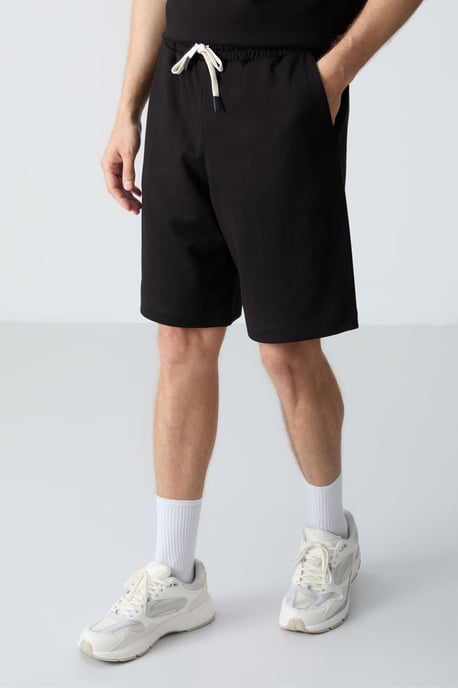 Heren Oversized Katoenmix T-Shirt en Shorts Set - Image 5