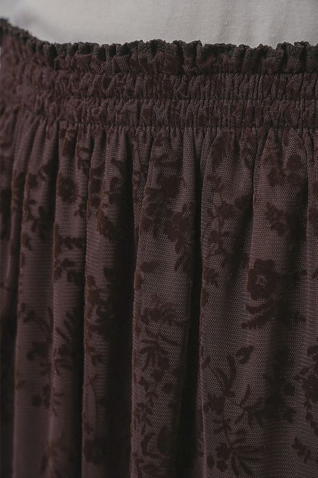 Bloemen Hoge Taille Maxi A-Lijn Rok - Image 6