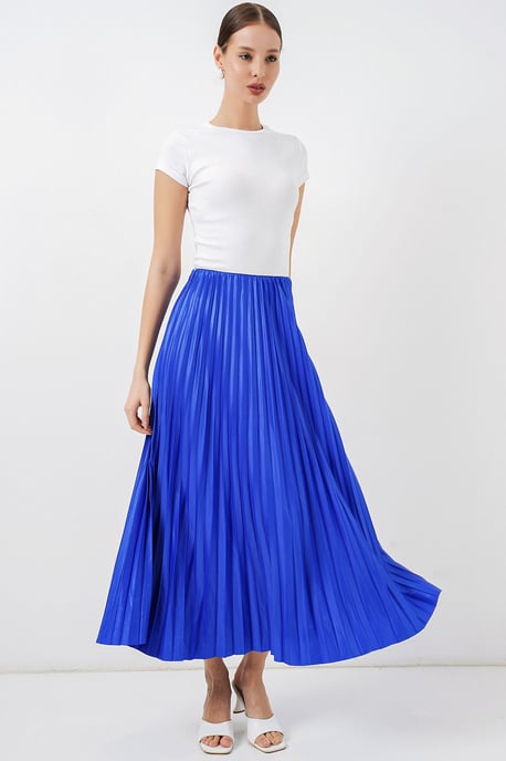 Hoge Taille Maxi Rok met Rimpeldetail - Image 3