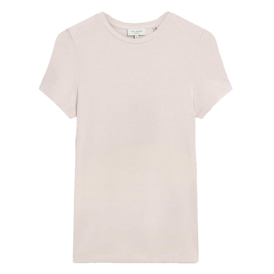 Ted Baker Dames/Dames Effen Lichtgewicht Fitted T-shirt (Roze) - Image 2
