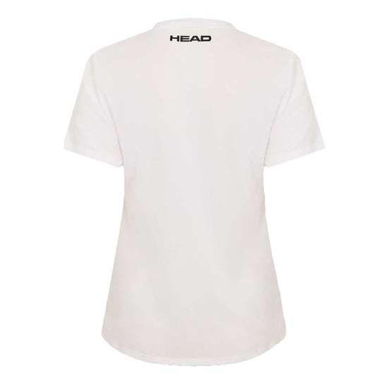 Head Dames/Dames Padel Bedrukt Sport T-shirt (Wit) - Image 2