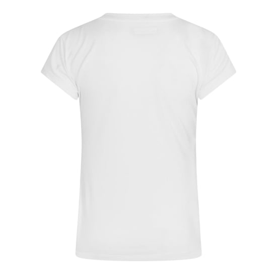 Columbia Dames-T-shirt met V-hals en logo, normale pasvorm (Wit) - Image 2