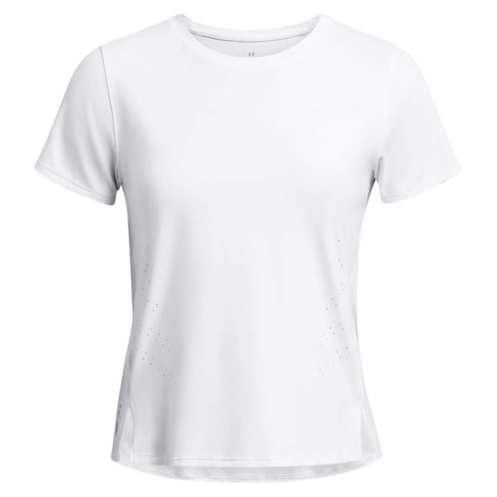Under Armour Dames Launch Crew Neck Regular T-Shirt (Wit/Reflecterend) - Image 1