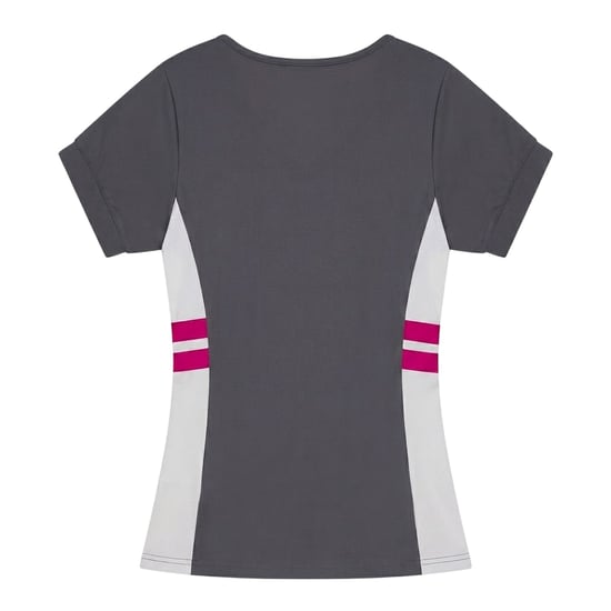 Ellesse Lowery T-shirt met V-hals voor dames (Donkergrijs) - Image 2