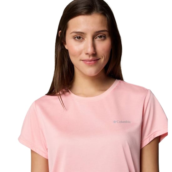 Columbia Bluevista Hill T-shirt met ronde hals voor dames (Roze) - Image 3