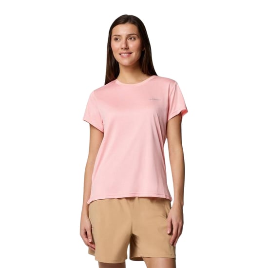 Columbia Bluevista Hill T-shirt met ronde hals voor dames (Roze) - Image 4