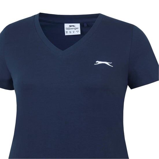 Slazenger Dames/Dames T-Shirt (Marine) - Image 5