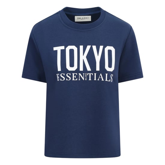 Blank Essentials Dames/Dames Tokyo T-Shirt (Marine) - Image 2