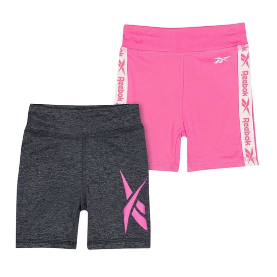 Reebok Jersey shorts voor meisjes (Set van 2) (Suikerkoraal) - Image 1