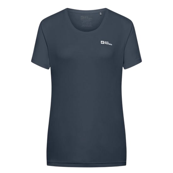 Jack Wolfskin Tech T-shirt voor dames (normaal model) (Middernacht blauw) - Image 2