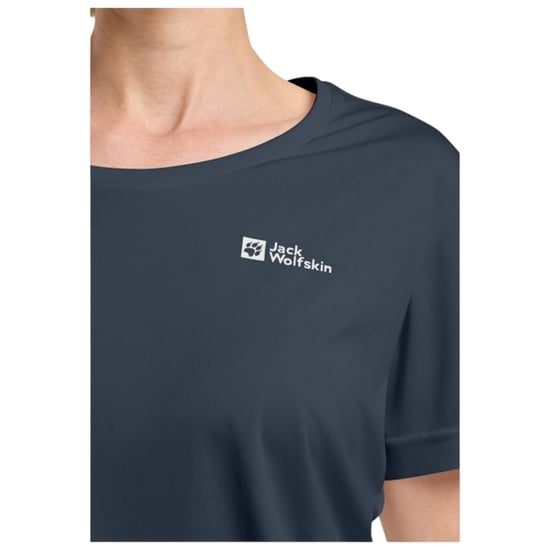 Jack Wolfskin Tech T-shirt voor dames (normaal model) (Middernacht blauw) - Image 5