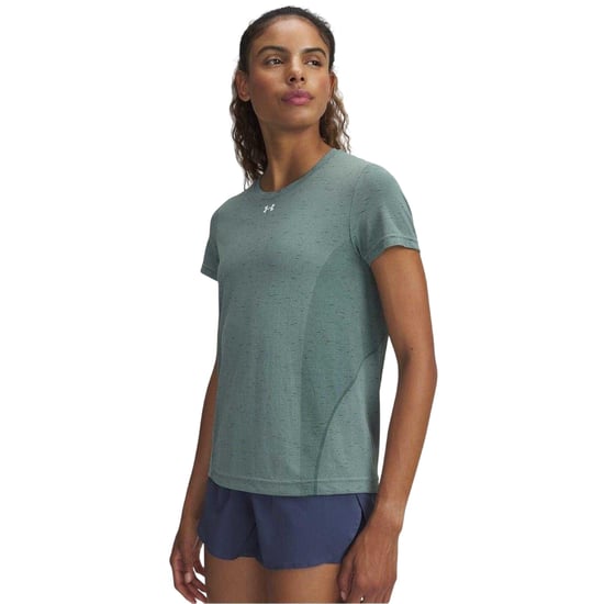 Under Armour Dames Vanish Seamless T-Shirt (Groen/Wit) - Image 1
