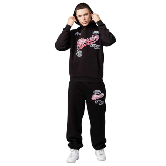 Mercier Heren Geborduurde Hoodie (Zwart) - Image 4