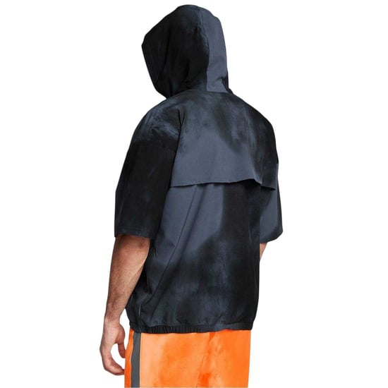 Under Armour Heren Project Rock-hoodie met korte mouwen (Grijs) - Image 3