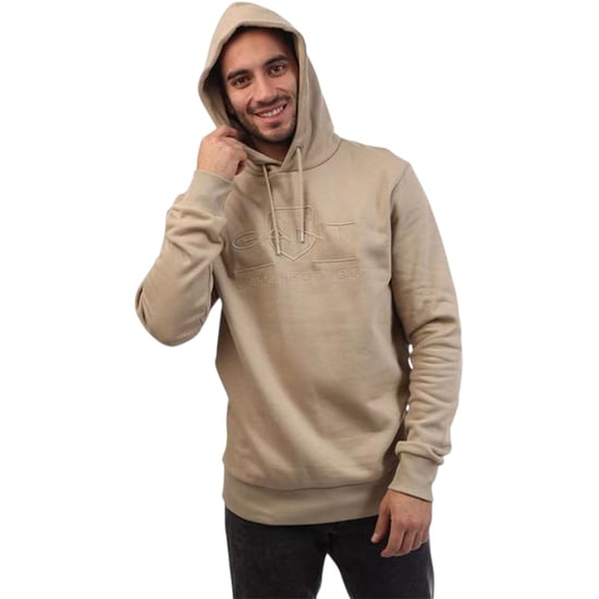 Gant Heren Archive Shield Regular-hoodie (Beige) - Image 1