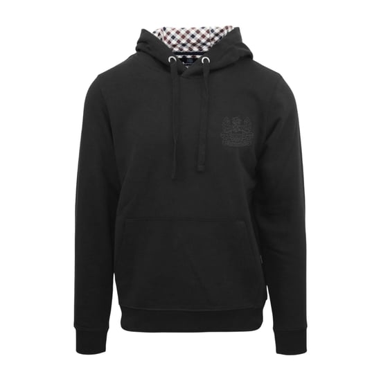 Aquascutum Herenlogo Hoodie (Zwart) - Image 1