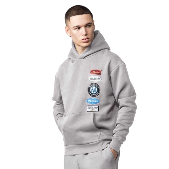 Mercier Unisex mouwloze capuchon voor volwassenen (Grijs) - Image 2