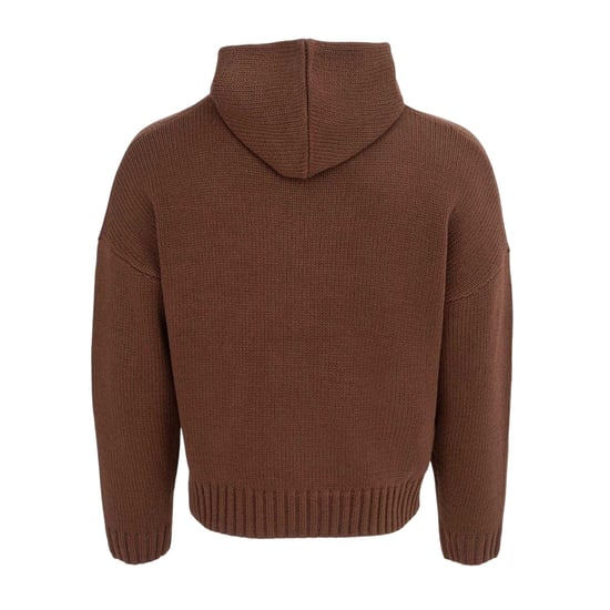 Miso Dames/Dames Sweatshirt met Strikdetail Relaxed Fit (Bruin) - Image 2