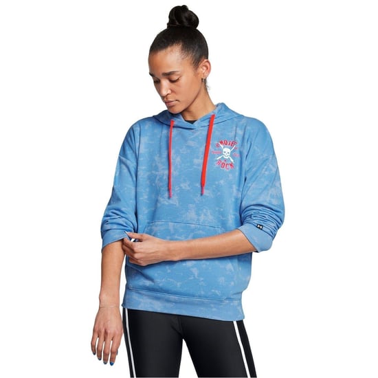 Under Armour Dames Tie Dye Franse Terry Relaxed Fit Hoodie (Blauw) - Image 1