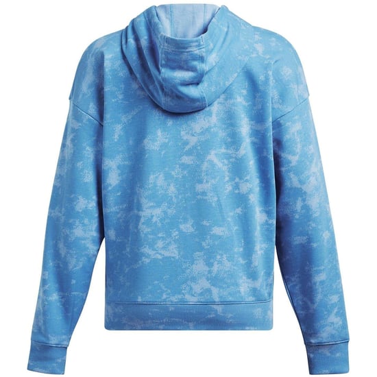 Under Armour Dames Tie Dye Franse Terry Relaxed Fit Hoodie (Blauw) - Image 3