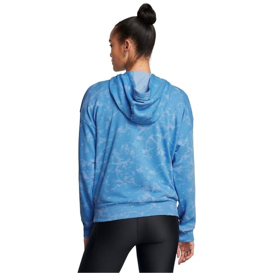 Under Armour Dames Tie Dye Franse Terry Relaxed Fit Hoodie (Blauw) - Image 4