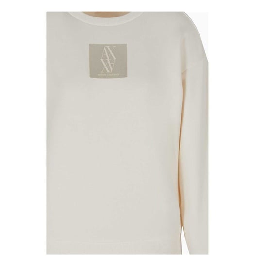 Armani Exchange Dames/Dames Crew Hals Regular Sweatshirt (Licht Beige) - Image 4