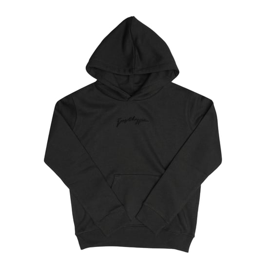 Hype Kinder-sweatshirt met capuchon, normale pasvorm en lange mouwen (Zwart) - Image 1