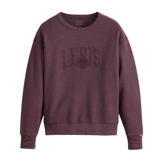 Levis Dames/Dames Sweatshirt met grafische ronde hals (Pruim perfect) - Image 2