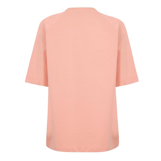 Diadora Dames Bloemen Runde Hals Raglan T-shirt (Koraal Rood) - Image 2