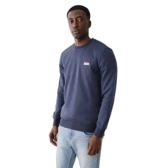 True Religion Heren Sweatshirt met ronde hals (Jurk Blauw) - Image 1