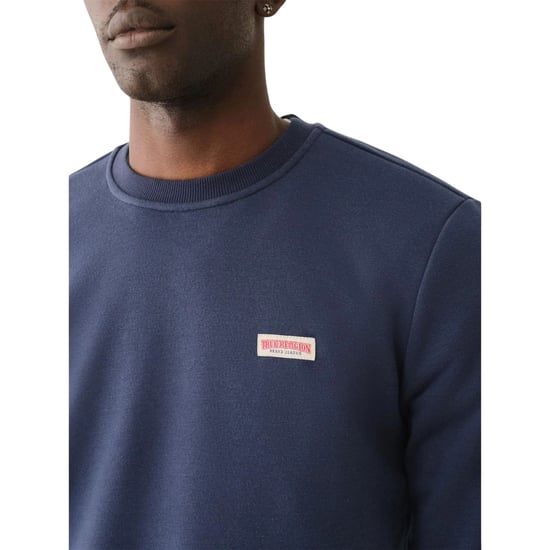 True Religion Heren Sweatshirt met ronde hals (Jurk Blauw) - Image 4