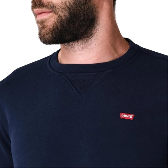 Levis Heren Original Crew Neck Sweatshirt (Jurk Blauw) - Image 4