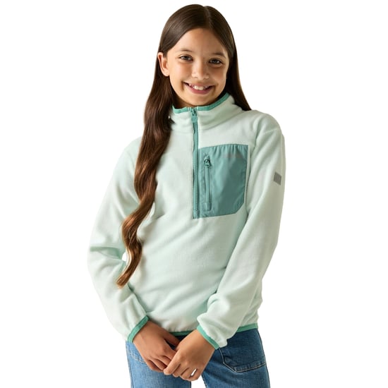 Regatta Kinder/Kids Frankie Half Zip Fleece Top (Oceaannevel) - Image 4