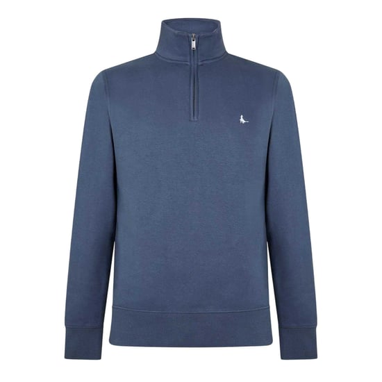 Jack Wills Heren Barchester Kwart Rits Sweatshirt (Indigo) - Image 1