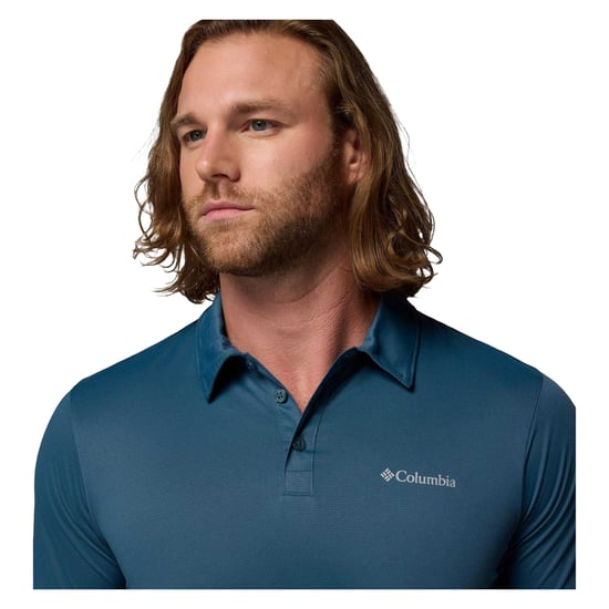 Columbia Herenpolo met korte mouwen (Blauw) - Image 3