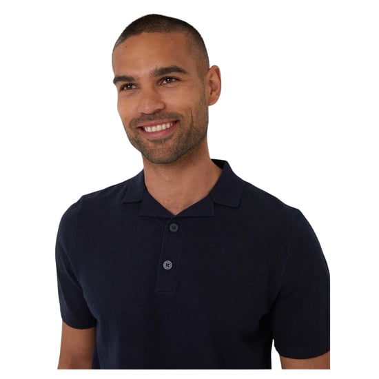 Threadbare Heren Poloshirt met Kraag (Marine) - Image 3